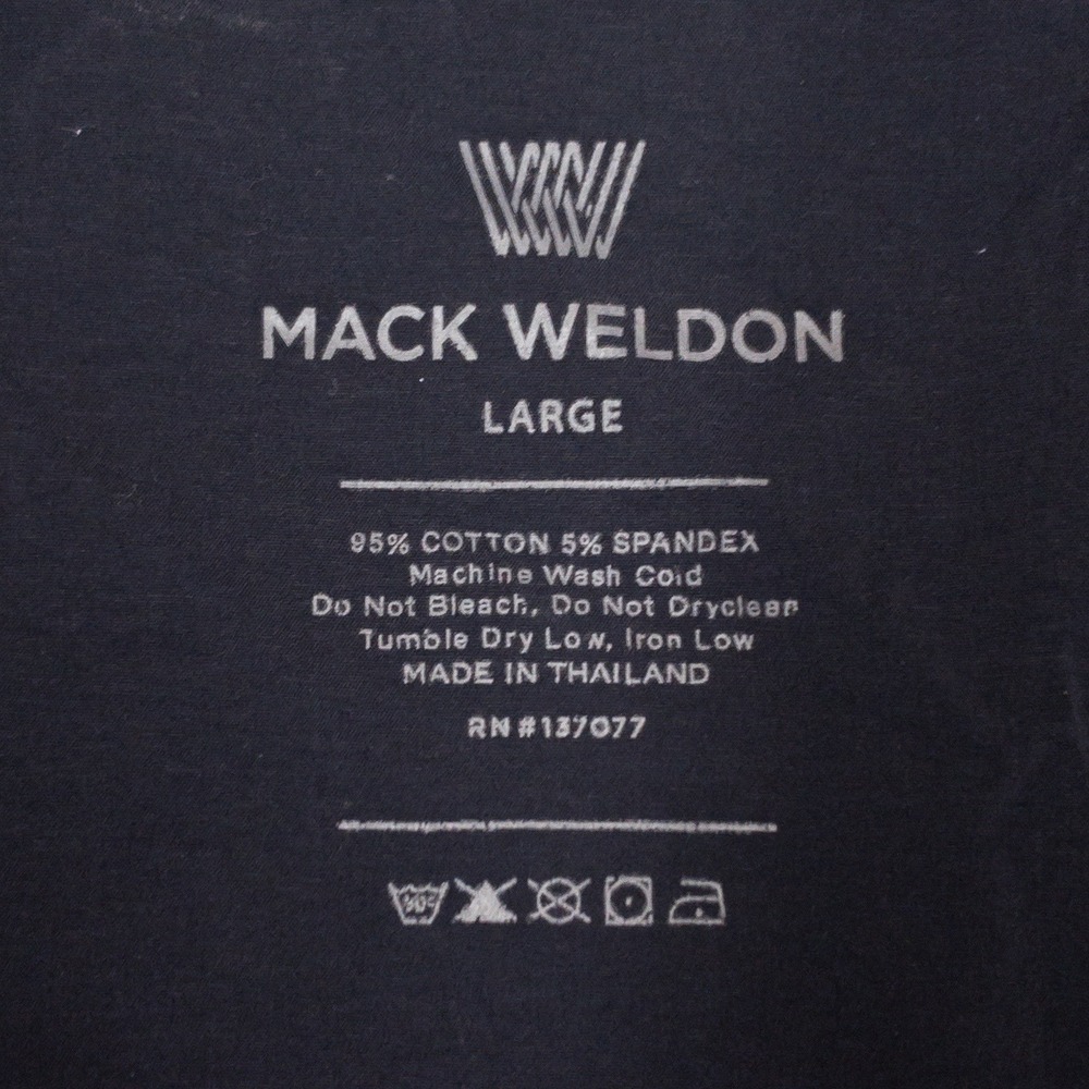 Mack Weldon Ace Sweatpants Mens Large Black Tapered Stretch Drawstring - Picture 5 of 11